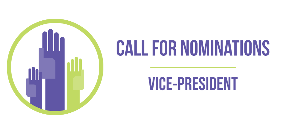 Call for nominations for vice-president
