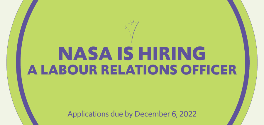 NASA is hiring a Labour Relations Officer